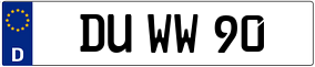 Truck License Plate